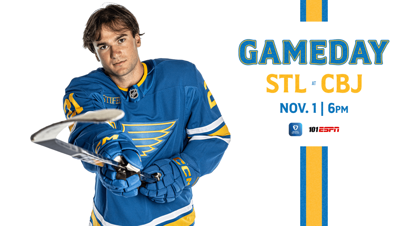 Game Thread: St Louis Blues (3-6-2) at Columbus Blue Jackets (6-4-0) - 01 Nov 2025 - 7:00PM EDT