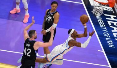 Gilgeous-Alexander scores 31 points, Thunder use big 3rd quarter to race past Jazz 144-112