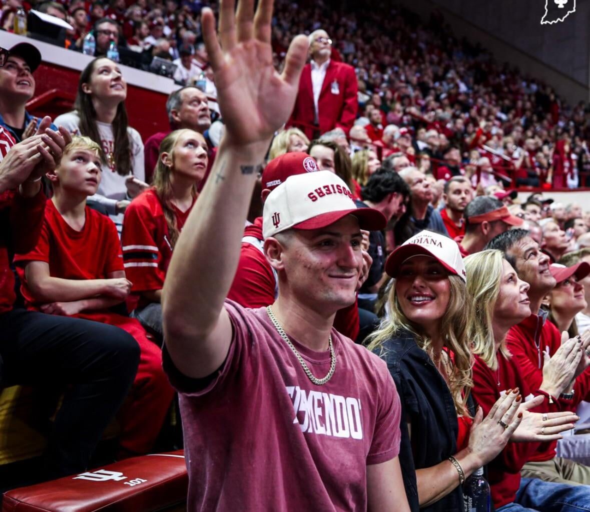 Our boy at the IU game last night