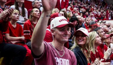 Our boy at the IU game last night