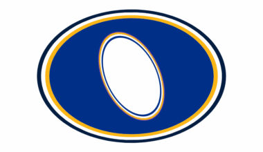 Blues logo but it's a whole note and not a 64th note