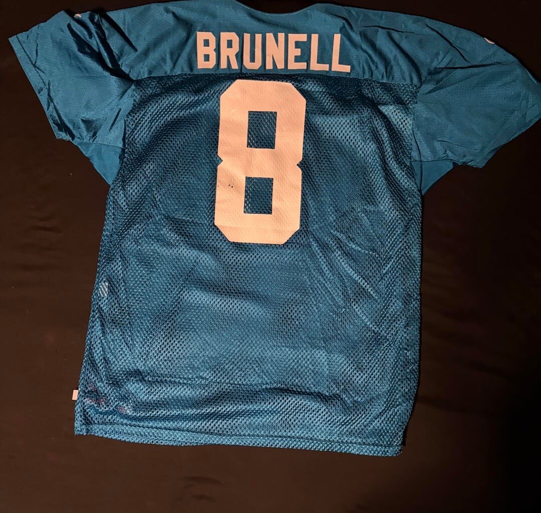 Picked this up today but can’t find any info on it. AI sucks and said #8 was a generic number🤡.  Was told it was a training camp jersey.