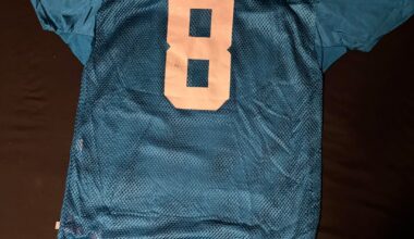 Picked this up today but can’t find any info on it. AI sucks and said #8 was a generic number🤡.  Was told it was a training camp jersey.