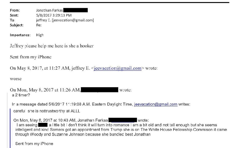 Woody Johnson is potentially referenced multiple times in the recent Epstein email releases.