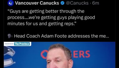 [Batchelor] The coach confirms Hughes is in, and says Garland is close with Blueger the next closest to return after that.