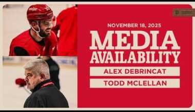 Alex DeBrincat, Todd McLellan Morning Skate Media | Nov. 18, 2025