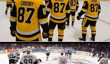 Penguins vs. Leafs last night