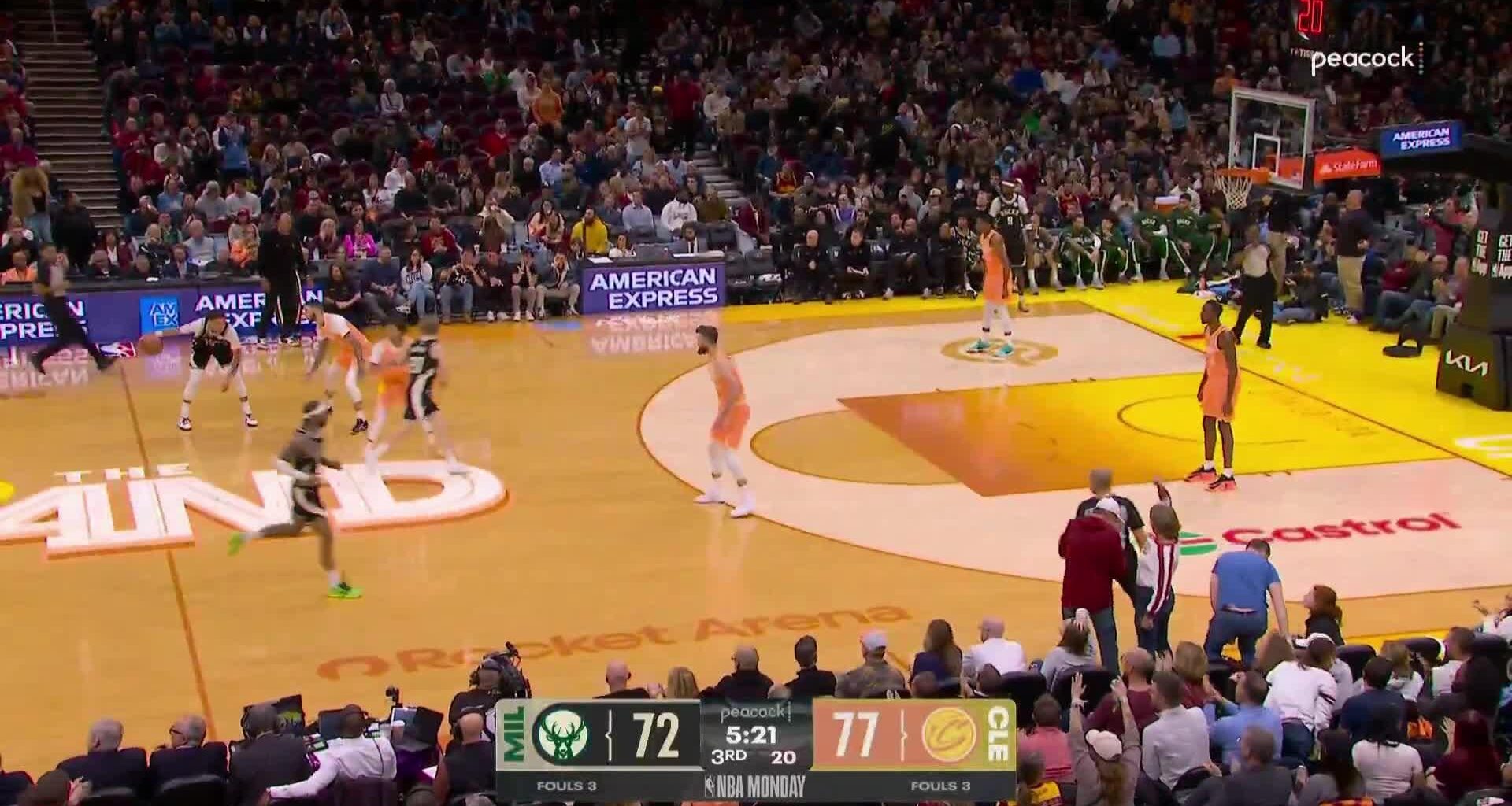 [Highlight] Craig Porter Jr gets the steal and throws it down around Rollins