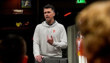 Buster Posey Talking to the Future