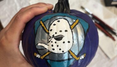 Check out this pumpkin I painted
