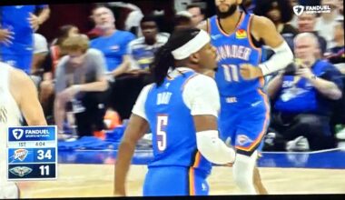 We’re winning games in the first quarter now lmfao