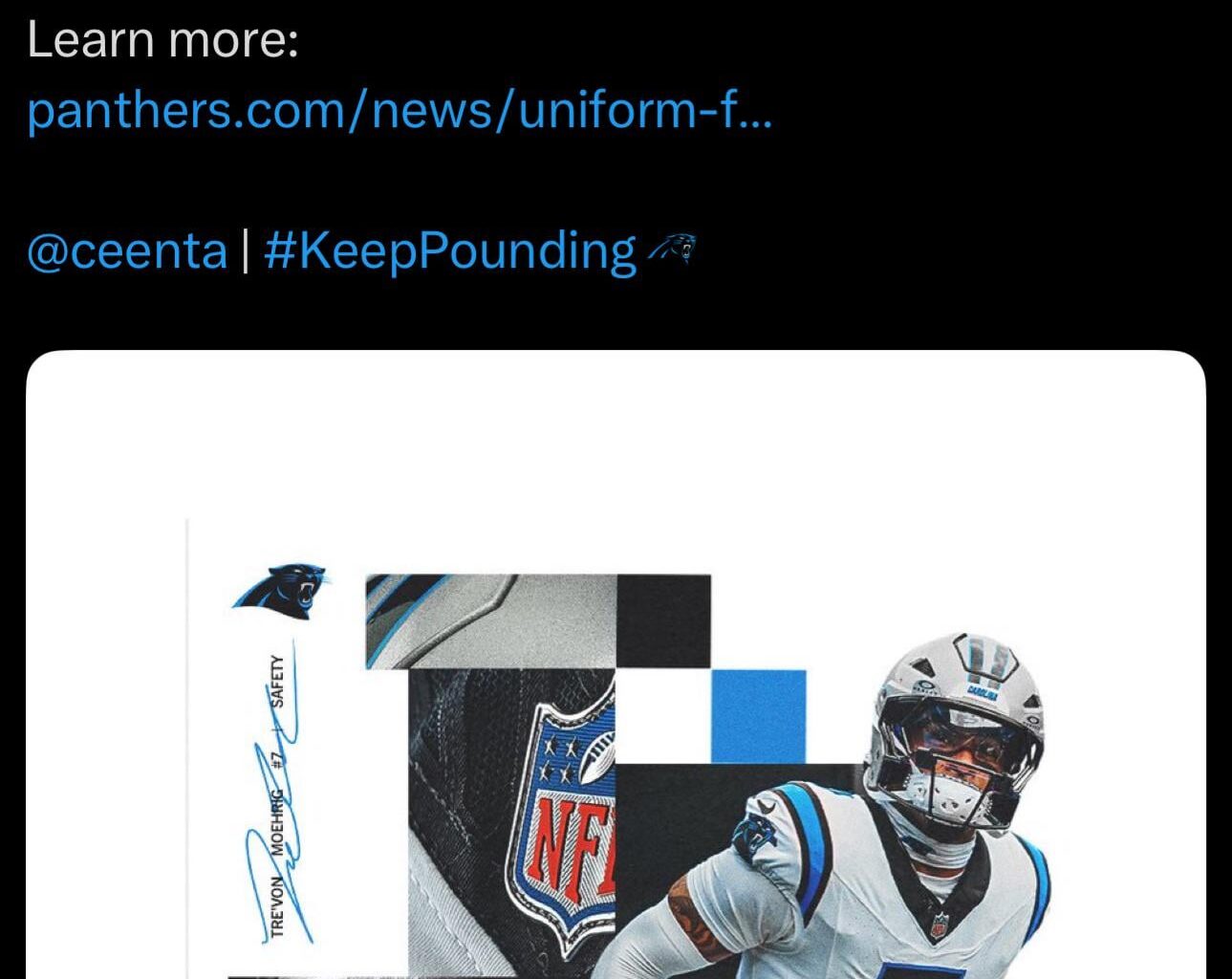 [Panthers] Sundays uni’s