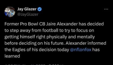 Jaire Alexander to step away from football