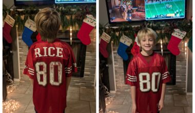Mom found my old Rice jersey. Perfect fit for my son!