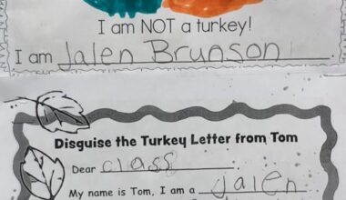 My girl teaches first grade and one of her students made this for a Thanksgiving assignment