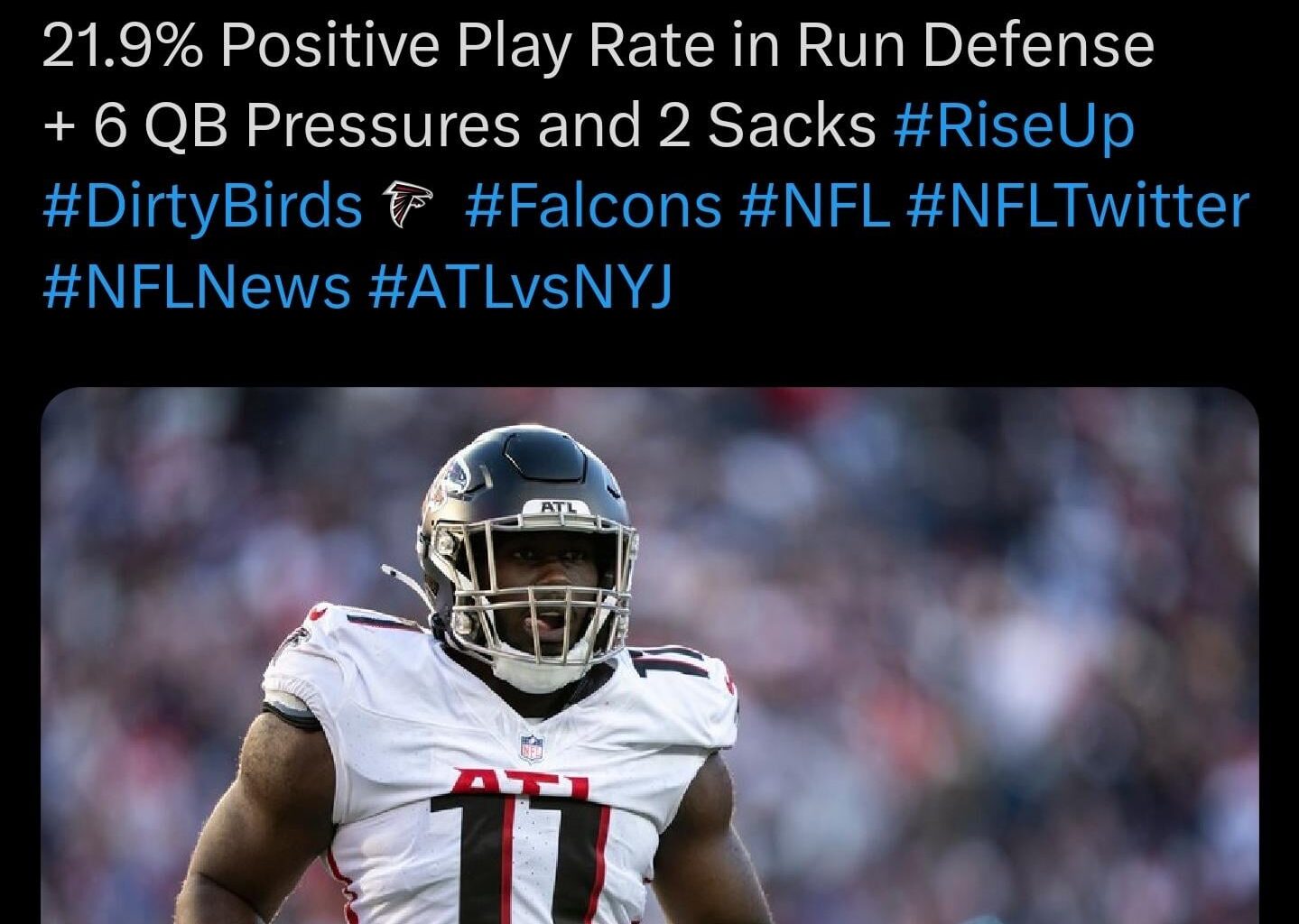 Jalon Walker has already developed into one of the best EDGE defenders in the league.