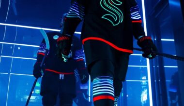 Kraken glow in the dark jersey