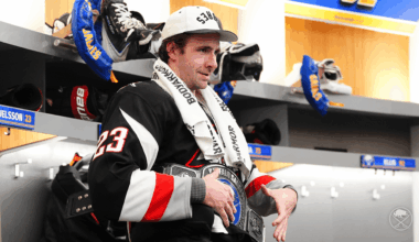 [Buffalo Sabres] ‘He can do it all’ | Mattias Samuelsson is breaking out and having a blast. The Sabres' alternate captain is scoring, defending and thriving on and off the ice this season.