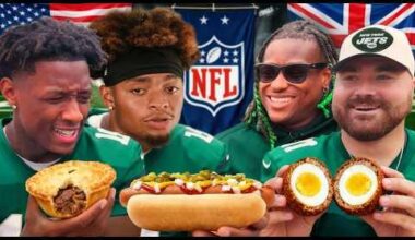 JOLLY - NY Jets Players Rate UK vs US Stadium Food