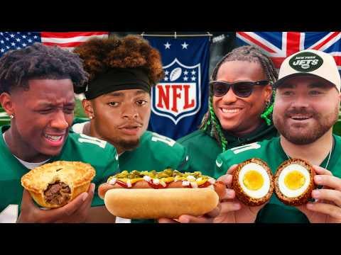 JOLLY - NY Jets Players Rate UK vs US Stadium Food
