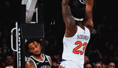 A New Portrait : “IN YOUR FACE” by Mitchell Robinson.  😎👍🏆🧨💪🤩