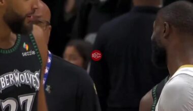 Rudy Gobert reminds Jaylen Brown that he can go bald