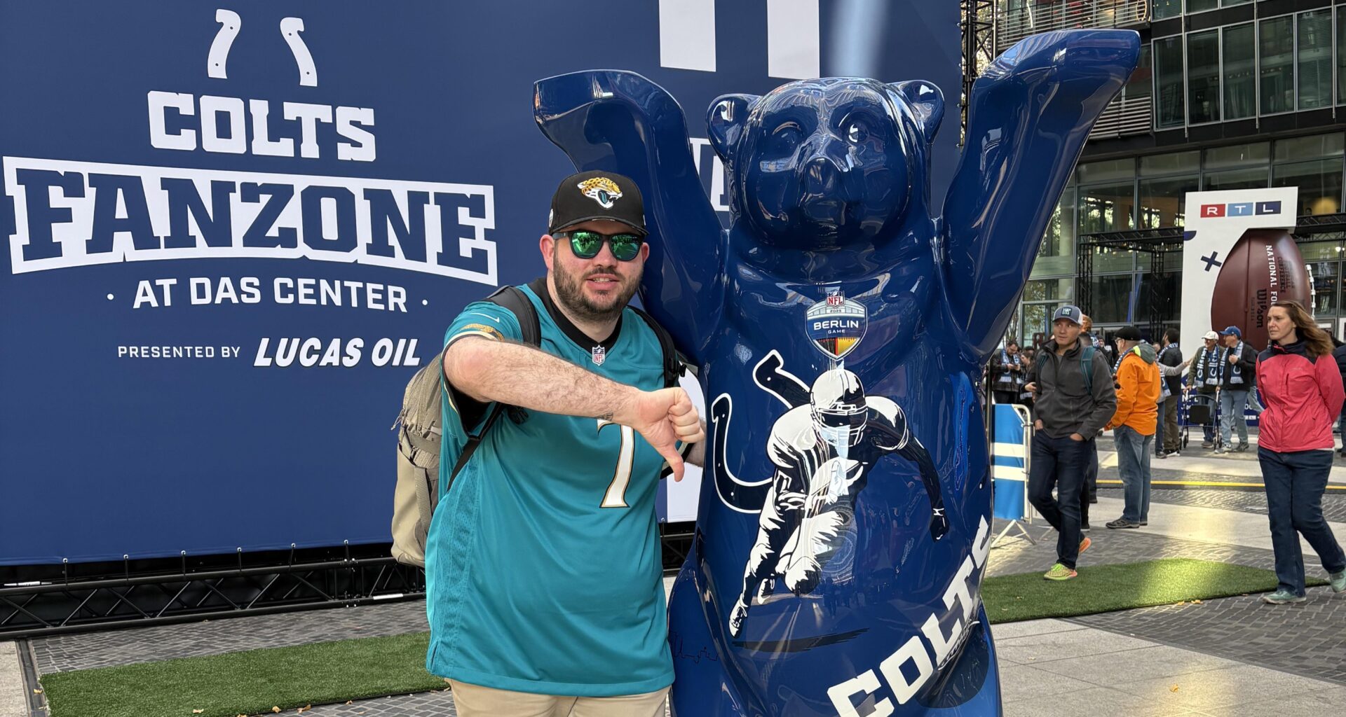 Behind enemy lines, shouting Duuuval’s all night!!