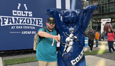 Behind enemy lines, shouting Duuuval’s all night!!