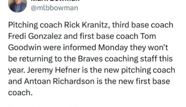 [Bowman] Braves hire Jeremy Hefner, Antoan Richardson