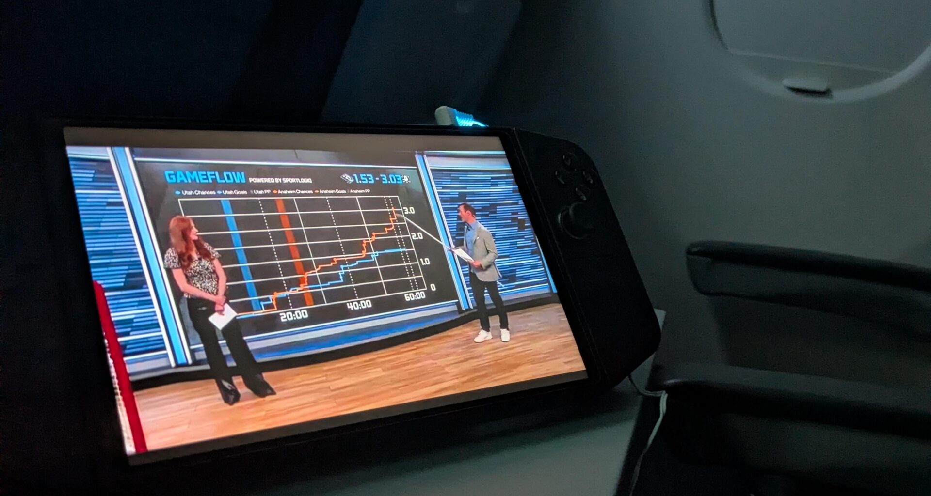 Checking in from The Delta (Plane)