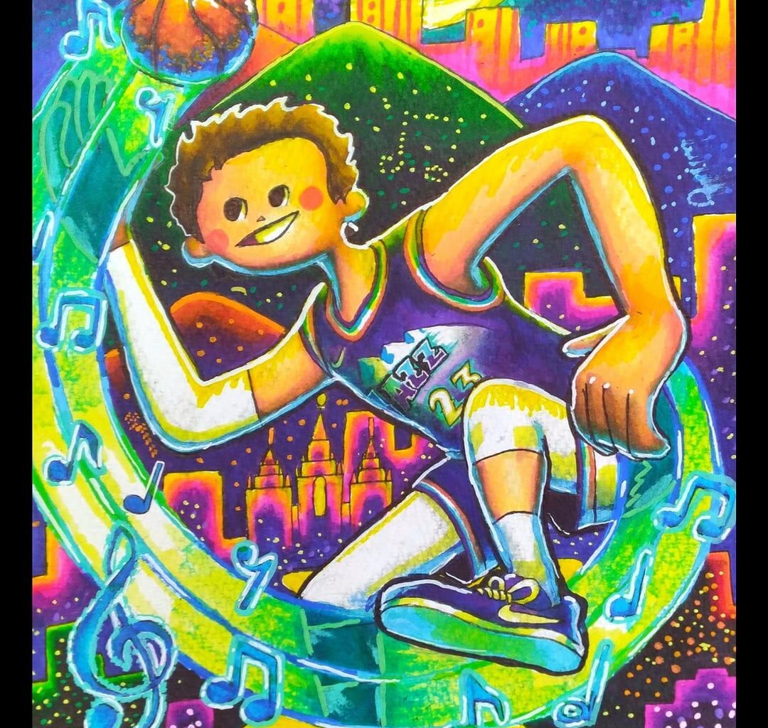 Lauri Markkanen drawing i made  few years ago