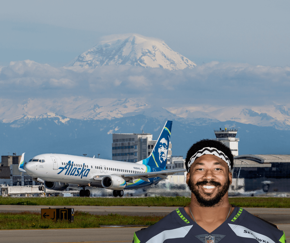 Myles Garrett spotted at SeaTac