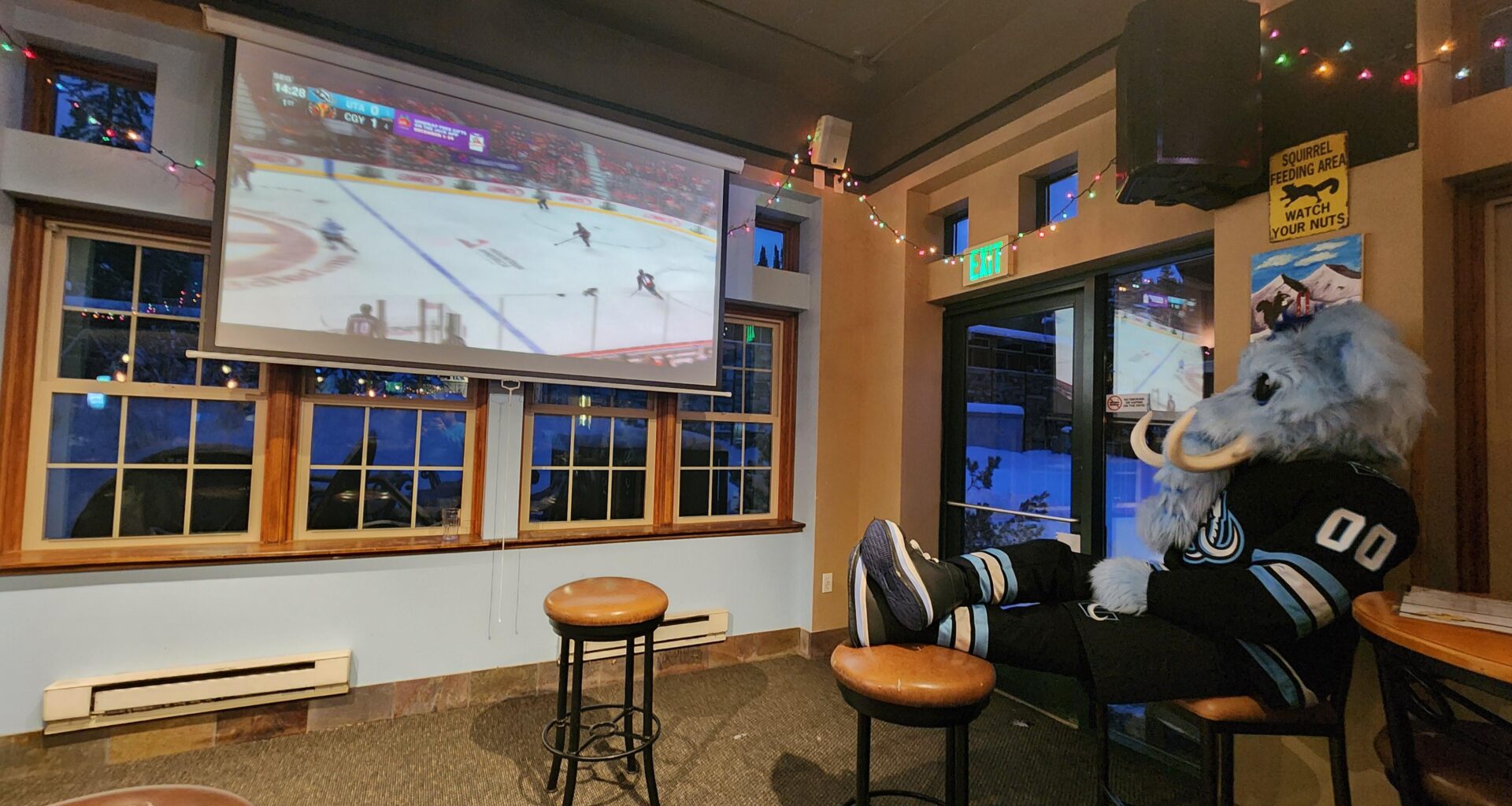 Just Tusky. Chillin'. Watching the game