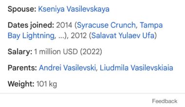 Why does Vasilevskiy’s wife’s name spelled Vasilecskaya, Dad  Vasilevski and mom Vasilevskiaia??