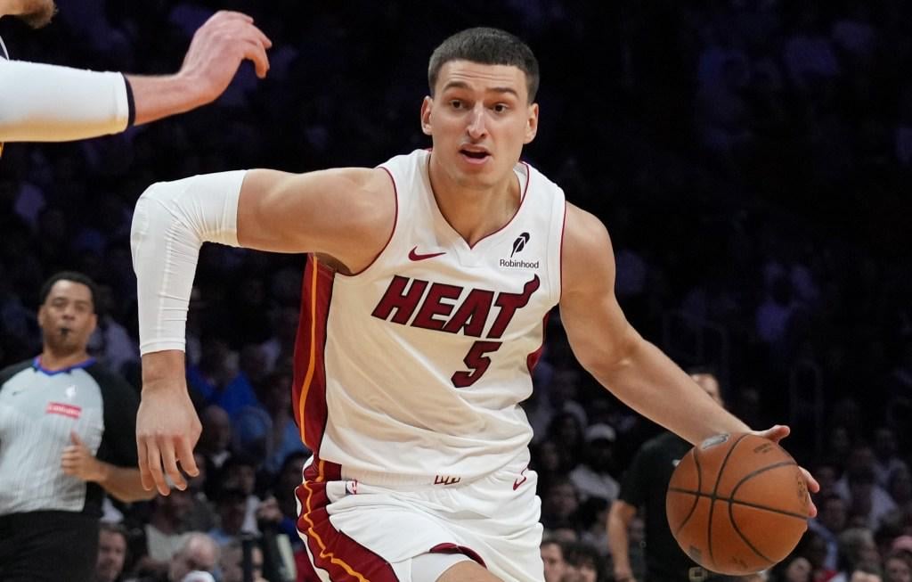The Heat apparently caught a break with the sprained right ankle that took guard Pelle Larsson out for the night 26 seconds into Monday’s fourth quarter. Unlike the sprained left ankle that had Larsson out for five games from Dec. 9 to Dec. 26, the Heat said an MRI was not required Tuesday.