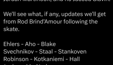It’s not going to be easy tomorrow with all the injuries, especially since we need size against the Panthers.