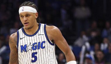 Paolo Banchero AVAILABLE to play against Heat tonight - having most efficient season of career due to role versatility, shot selection, and sacrifice in usage