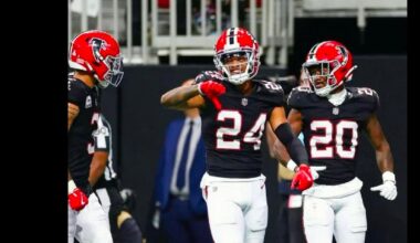 A.J. Terrell has played the most coverage snaps in the NFC without giving up a touchdown. He is also among the leaders in several other categories, including the fewest targets, receptions allowed, and yards allowed per snap in coverage among NFC cornerbacks with at least 300 coverage snaps.