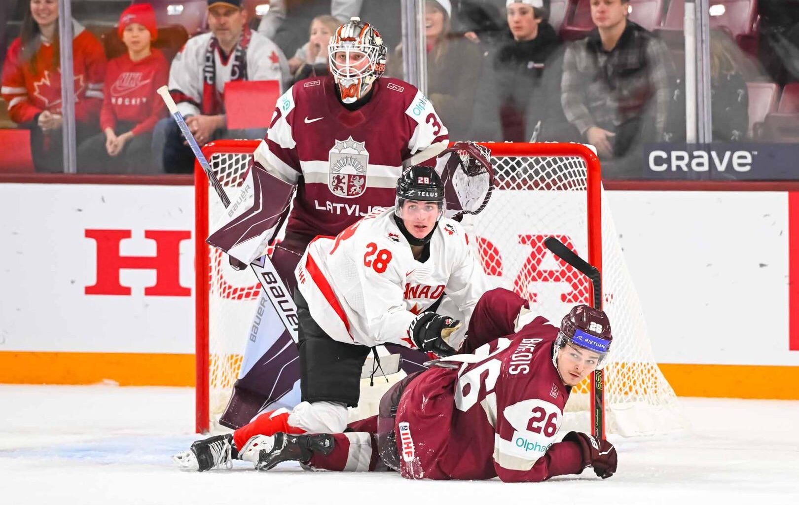 Brady Martin and a couple of Latvians