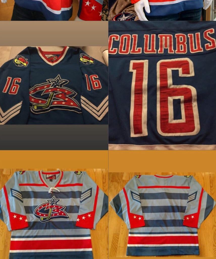 Prototype CBJ Debut Jerseys