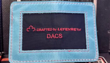 Wallet made from Joey’s pads by Second String Leather came today