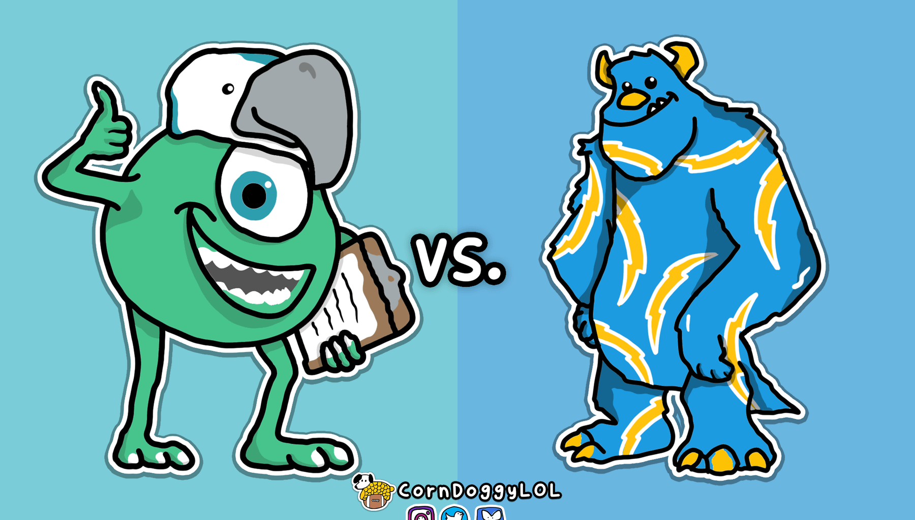 Los Angeles Chargers Week 14 Matchup Doodle :)
