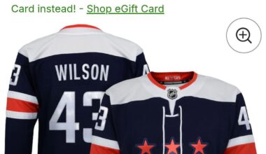 Tom wilson jersey