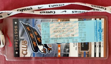 Unearthed a couple fun old Caps tickets