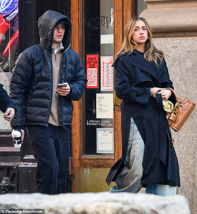 Tate McRae and NHL star Jack Hughes continued to spark dating rumours as they headed out in New York City on Monday
