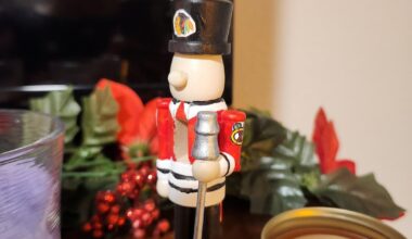 I made a Blackhawks themed nutcracker