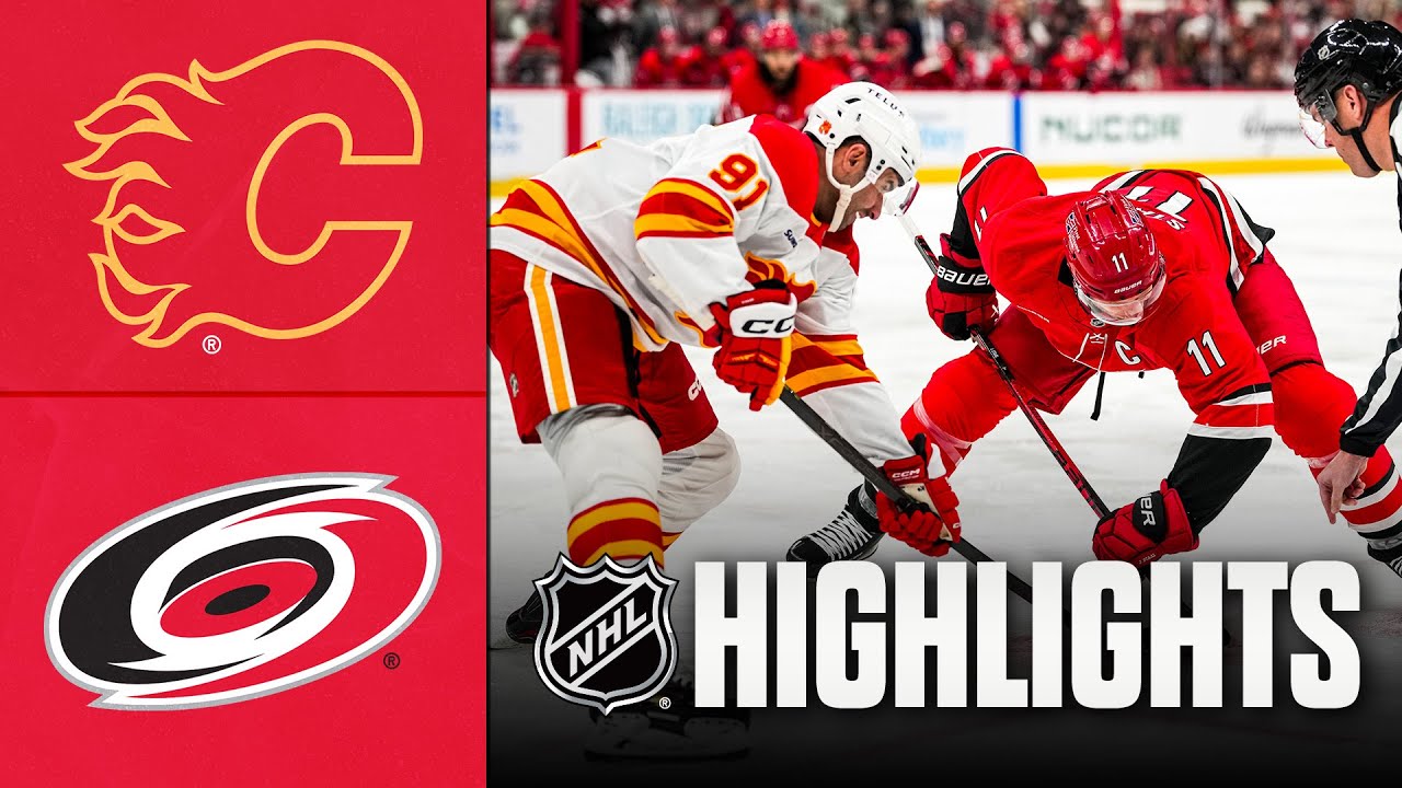 Flames vs. Hurricanes | NHL Highlights | November 30, 2025
