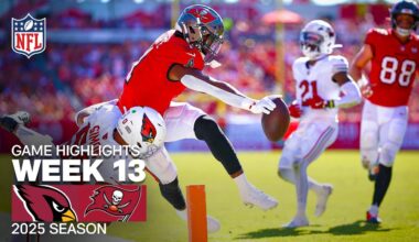 Arizona Cardinals vs Tampa Bay Buccaneers Game Highlights | 2025 NFL Season Week 13