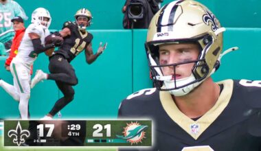 SAINTS COMEBACK?! New Orleans Saints vs Miami Dolphins CRAZY Week 13 Ending
