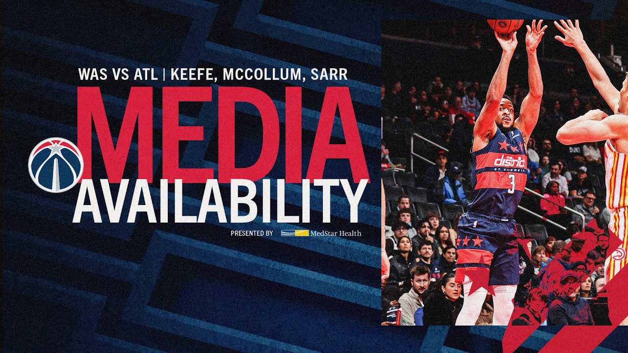 Media Availability: Head Coach Brian Keefe, CJ McCollum, and Alex Sarr | 11.25.25